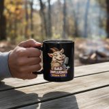 BAD INFLUENCE DOWN ERE - GOAT - Black Glossy Mug