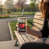 CTRL+ALT+DEL MY FEELINGS - Can-shaped glass