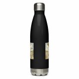 Green Lay Yokie Parody Stainless steel water bottle – Stainless Steel Water Bottle black 17oz front — Snack Tracks - The Ultimate Parody Album Collection
