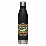 Cornish Calm – Stainless Steel Water Bottle black 17oz left — The Brutally Honest Collection