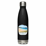 Holywell Bay Cornwall – Coastal Beach Scene - Stainless steel water bottle