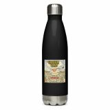 Green Lay Yokie Parody Stainless steel water bottle – Stainless Steel Water Bottle black 17oz left — Snack Tracks - The Ultimate Parody Album Collection