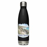 Minack Theatre Cornwalls Scenic Amphitheatre – Stainless Steel Water Bottle black 17oz right — Cornish Treasures