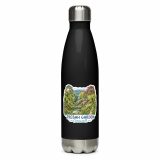 Trebah Garden Cornwall Artwork Design - Stainless steel water bottle