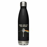 Dark Side of the Spoon – Stainless Steel Water Bottle black 17oz right — Snack Tracks - The Ultimate Parody Album Collection