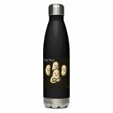 Bean Rhap – Stainless Steel Water Bottle black 17oz right — Snack Tracks - The Ultimate Parody Album Collection
