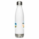 Holywell Bay Cornwall – Coastal Beach Scene - Stainless steel water bottle