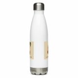 Aladdin Sane Carrot Parody Water Bottle – Stainless Steel Water Bottle white 17oz front — Snack Tracks - The Ultimate Parody Album Collection