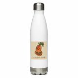 Aladdin Sane Carrot Parody Water Bottle – Stainless Steel Water Bottle white 17oz right — Snack Tracks - The Ultimate Parody Album Collection