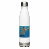 Nevermind the Donut – Stainless steel water bottle