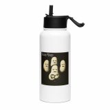Bean Rhap – SS Water Bottle with Straw Lid white 32oz left — Snack Tracks - The Ultimate Parody Album Collection