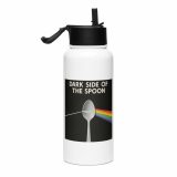 Dark Side of the Spoon – Stainless steel water bottle with a straw lid