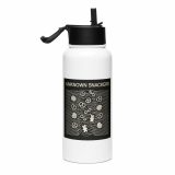 Unknown Snackers – Stainless steel water bottle with a straw lid