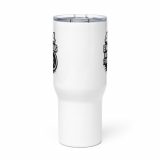 404 Emotions Not Found – Travel Mug with a Handle white 25oz front — Glitch State: Emotion Offline