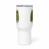 Trebah Garden Cornwall Artwork Design - Travel mug with a handle