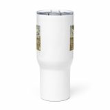 Green Lay Yokie Parody Travel mug with a handle – Travel Mug with a Handle white 25oz front — Snack Tracks - The Ultimate Parody Album Collection