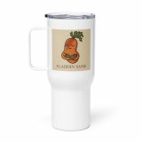 Aladdin Sane Carrot Parody Glass –Travel mug with a handle – Travel Mug with a Handle white 25oz right — Snack Tracks - The Ultimate Parody Album Collection