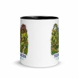 Trebah Garden Cornwall Artwork Design - Mug with Color Inside