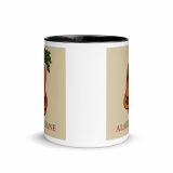 Aladdin Sane Carrot Parody Glass –Mug with Color Inside – Mug with Color Inside black 11oz front — Snack Tracks - The Ultimate Parody Album Collection