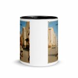 Wish You Were Beer – Mug with Color Inside black 11oz front — Snack Tracks - The Ultimate Parody Album Collection