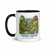 Trebah Garden Cornwall Artwork Design - Mug with Color Inside
