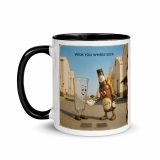 Wish You Were Beer – Mug with Color Inside black 11oz left — Snack Tracks - The Ultimate Parody Album Collection