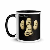 Bean Rhap – Mug with Color Inside black 11oz left — Snack Tracks - The Ultimate Parody Album Collection