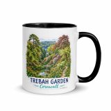 Trebah Garden Cornwall Artwork Design - Mug with Color Inside