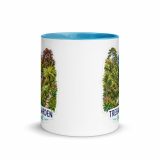 Trebah Garden Cornwall Artwork Design - Mug with Color Inside