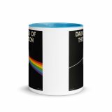 Dark Side of the Spoon – Mug with Color Inside blue 11oz front — Snack Tracks - The Ultimate Parody Album Collection