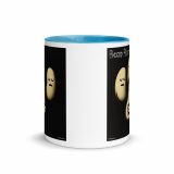 Bean Rhap – Mug with Color Inside blue 11oz front — Snack Tracks - The Ultimate Parody Album Collection