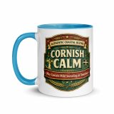 Cornish Calm – Mug with Color Inside blue 11oz left — The Brutally Honest Collection