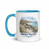 Minack Theatre Cornwalls Scenic Amphitheatre – Mug with Color Inside blue 11oz left — Cornish Treasures