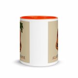 Aladdin Sane Carrot Parody Glass –Mug with Color Inside – Mug with Color Inside orange 11oz front — Snack Tracks - The Ultimate Parody Album Collection