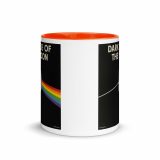 Dark Side of the Spoon – Mug with Color Inside orange 11oz front — Snack Tracks - The Ultimate Parody Album Collection
