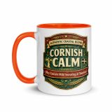 Cornish Calm – Mug with Color Inside orange 11oz left — The Brutally Honest Collection