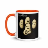 Bean Rhap – Mug with Color Inside orange 11oz left — Snack Tracks - The Ultimate Parody Album Collection