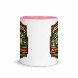 Cornish Calm – Mug with Color Inside pink 11oz front — The Brutally Honest Collection