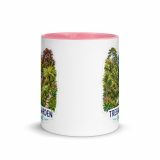 Trebah Garden Cornwall Artwork Design - Mug with Color Inside