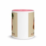 Aladdin Sane Carrot Parody Glass –Mug with Color Inside – Mug with Color Inside pink 11oz front — Snack Tracks - The Ultimate Parody Album Collection