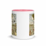 Green Lay Yokie Parody Mug with Color Inside – Mug with Color Inside pink 11oz front — Snack Tracks - The Ultimate Parody Album Collection