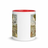 Green Lay Yokie Parody Mug with Color Inside – Mug with Color Inside red 11oz front — Snack Tracks - The Ultimate Parody Album Collection