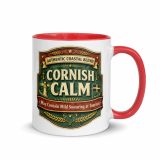 Cornish Calm – May Contain Mild Swearing - Mug with Color Inside