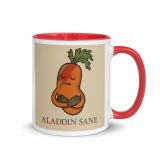 Aladdin Sane Carrot Parody Glass –Mug with Color Inside