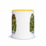 Trebah Garden Cornwall Artwork Design - Mug with Color Inside