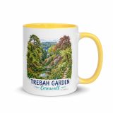 Trebah Garden Cornwall Artwork Design - Mug with Color Inside