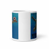 Nevermind the Donut mug – White Glossy Mug white 11oz front view — Snack Tracks - The Ultimate Parody Album Collection
