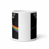 Dark Side of the Spoon – White Glossy Mug white 11oz front view — Snack Tracks - The Ultimate Parody Album Collection