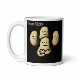 Bean Rhap – White Glossy Mug white 11oz handle on left — Snack Tracks - The Ultimate Parody Album Collection