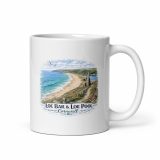 Loe Bar & Loe Pool Cornwall –White glossy mug
